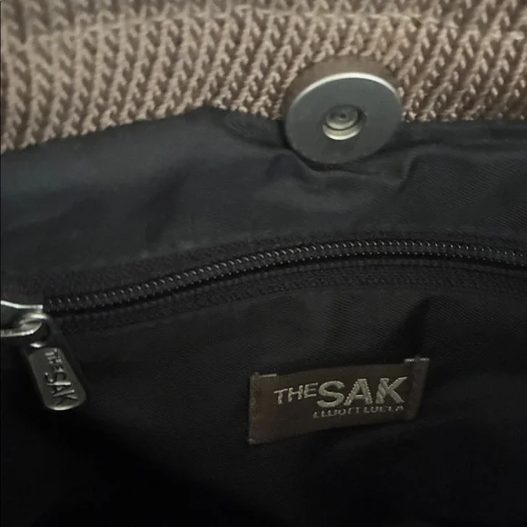 The Sak Brown Knit Shoulder Bag - Picture 3 of 7
